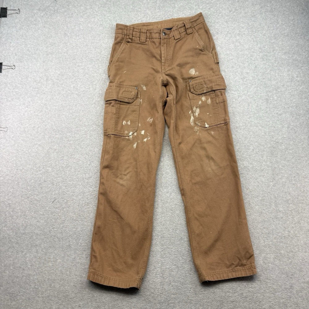 Duluth Pants Mens 32x32 Work‎ Canvas Painters 100% Cotton Heavy Cargo Workwear